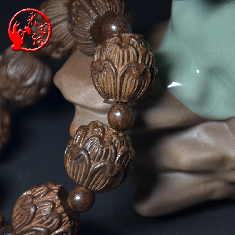 Вьетнамский агарвуд браслет из бусин натурального светильник текст строки для