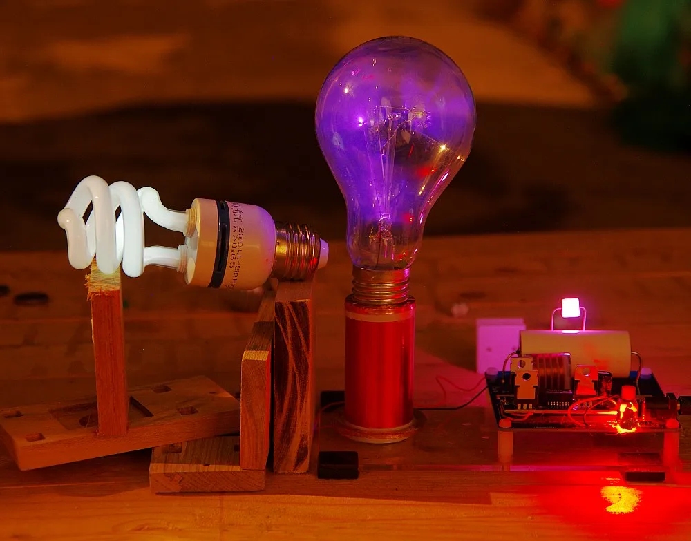 Tesla coil Удивительный мигающий генератор Маркс обучающий эксперимент|generator