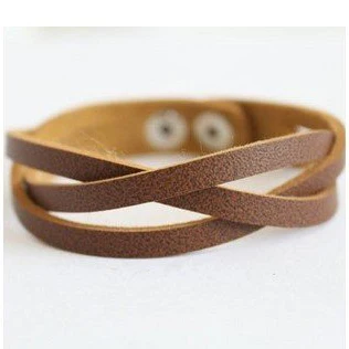 Модные кожаные браслеты для женщин ювелирные изделия белого цвета|bracelet leather