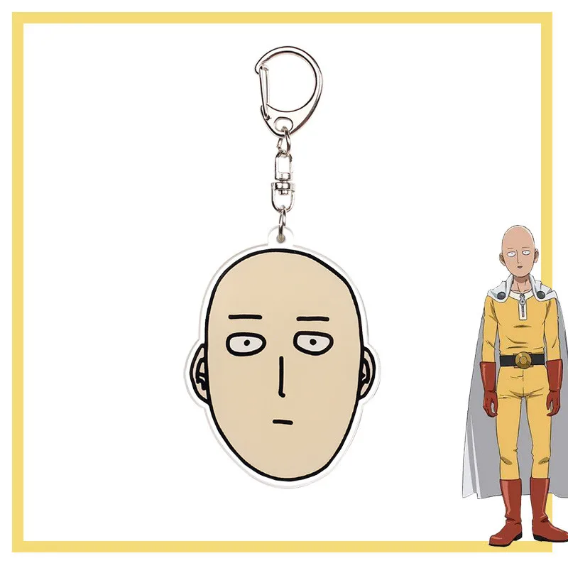 Аниме ONE PUNCH MAN Saitama косплей реквизит брелок детский подарок Маленькая подвеска
