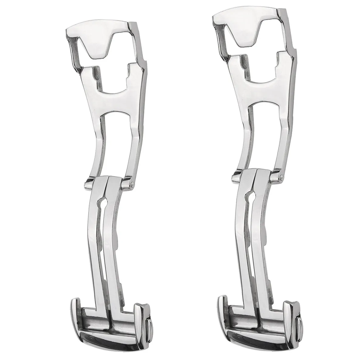 Гладкая матовая застежка для часов Omega из нержавеющей стали 16 мм 18 20