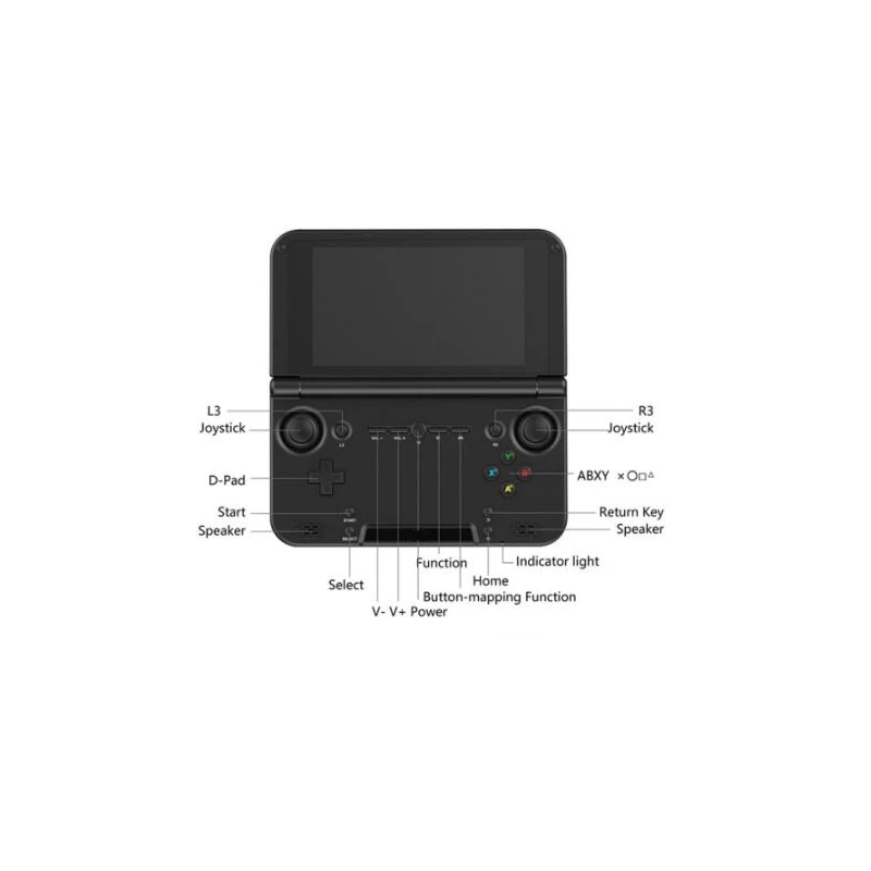 5 дюймов Сенсорный экран Android 7,0 4 ГБ/32 ГБ флэш-памяти, Процессор MTK 8176 гекса-core портативная игровая консоль(черный