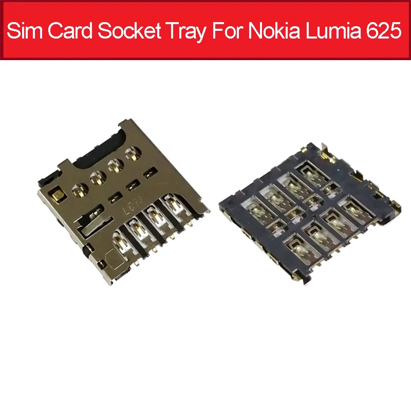 Модуль гнезда для sim карты Nokia Lumia 625 N625 держатель считывания карт|Шлейфы мобильных