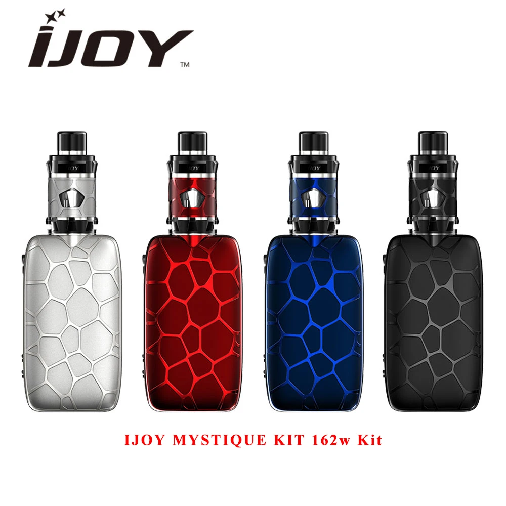 100% Оригинальный IJOY MYSTIQUE комплект 162 Вт Быстрый обжиг Vape с IWEPAL чипсет Mystique Subohm танк
