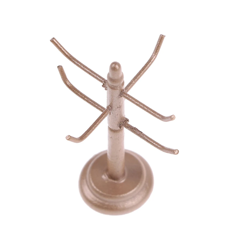 Мини кукольный домик вина чашки деревянная стойка держатель миниатюрная