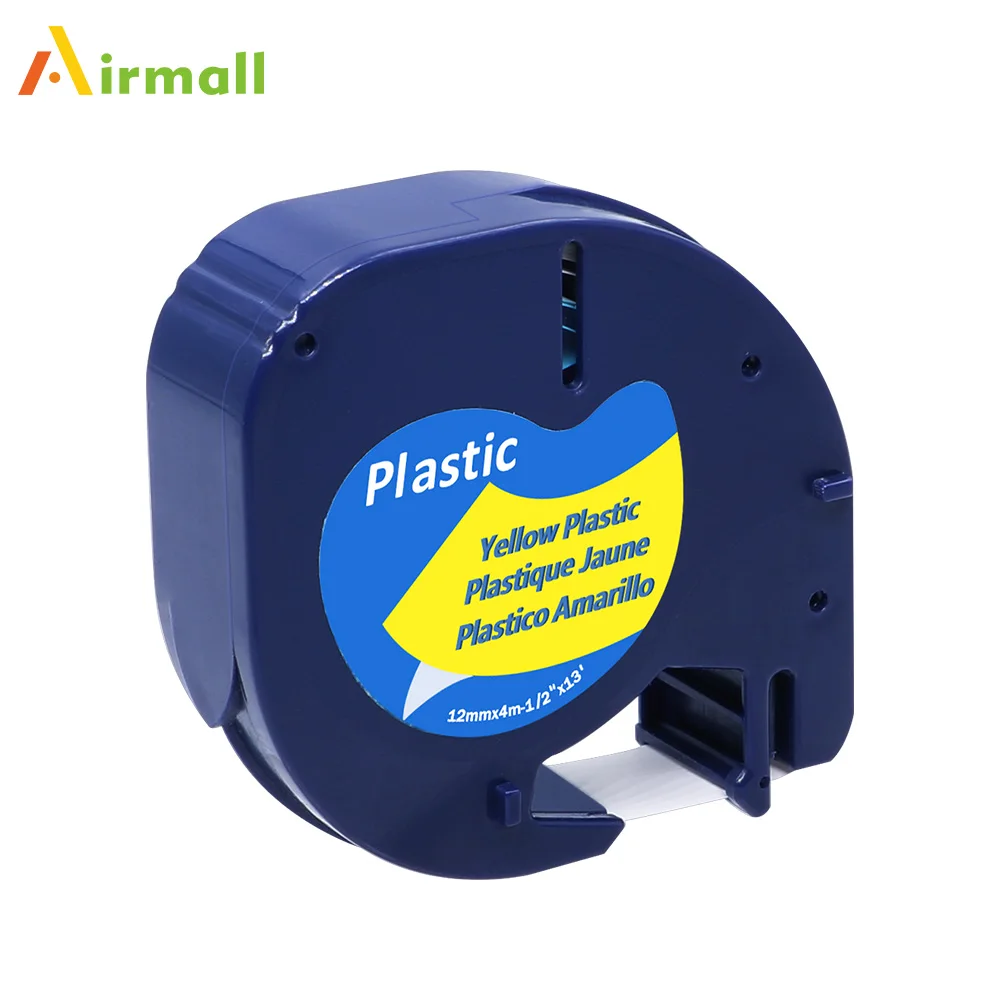 Airmall совместимый с DYMO LetraTag этикетки ленты 91201 91200 6 цветов 12 мм пластик для Letratag