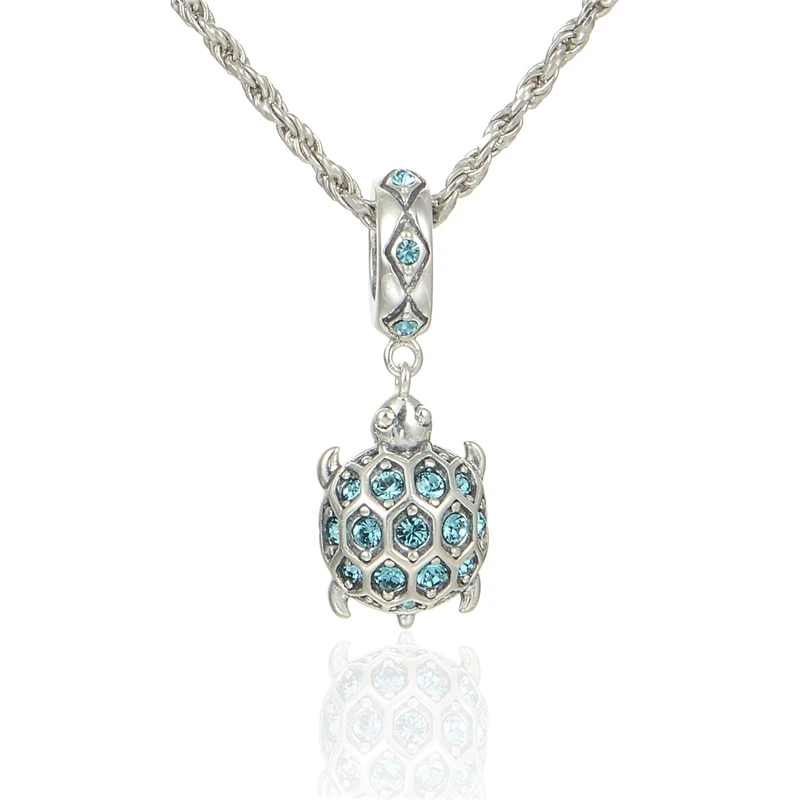 Коллекция шармов в виде животных из стерлингового серебра 925 пробы подходит для