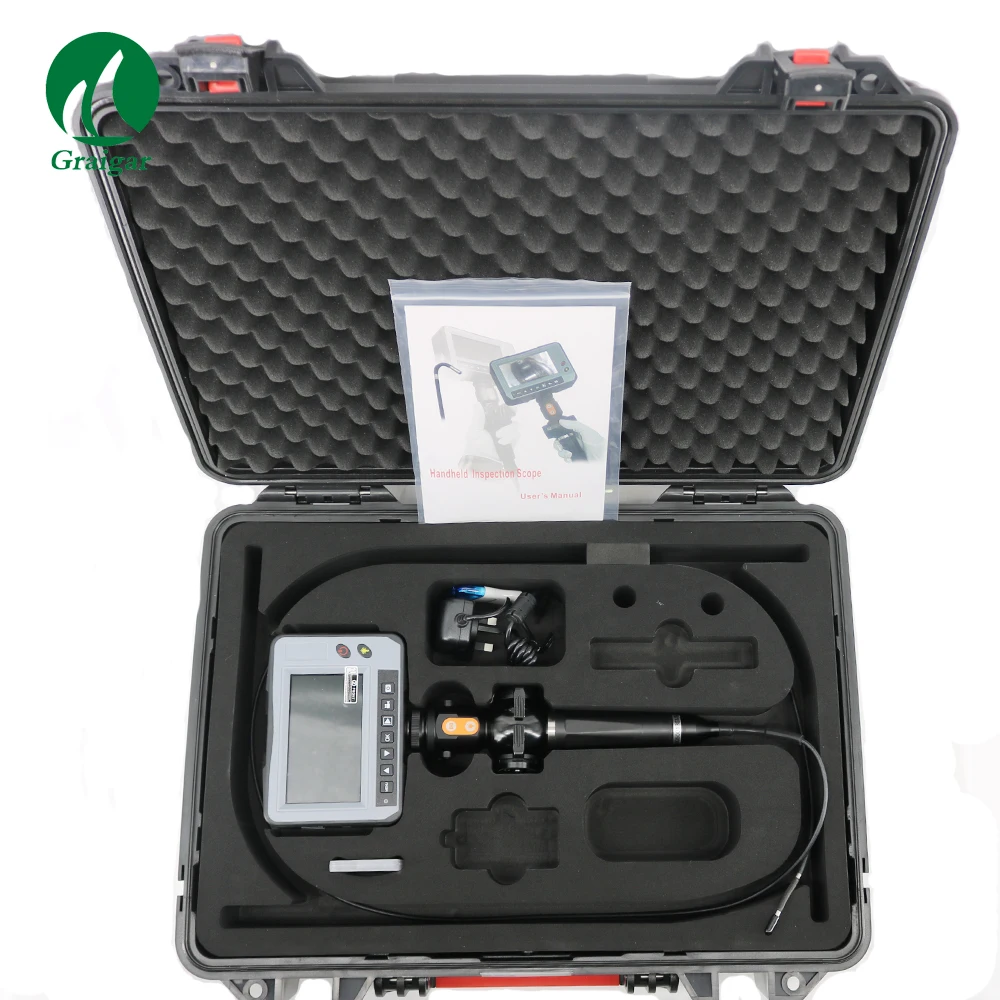 DR4540F промышленный видео бороскоп или эндоскоп камера с 4 мм диаметром зонда и