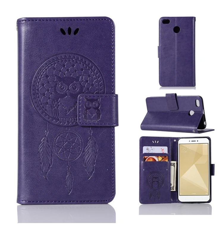 Чехол для телефона Etui для Xiaomi Redmi 4X, Роскошный кожаный бумажник, откидная крышка для Xiomi Hongmi 4X4 X Dual Sim, корпус Capinha