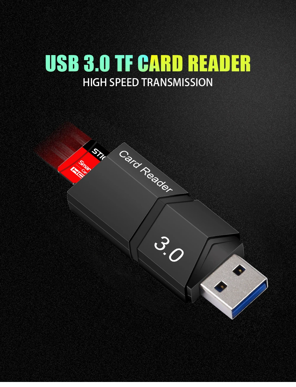 Microdrive брендовый USB 3,0 кард-ридер micro sd адаптер смарт micro sd кард-ридер высокое качество кард-ридер