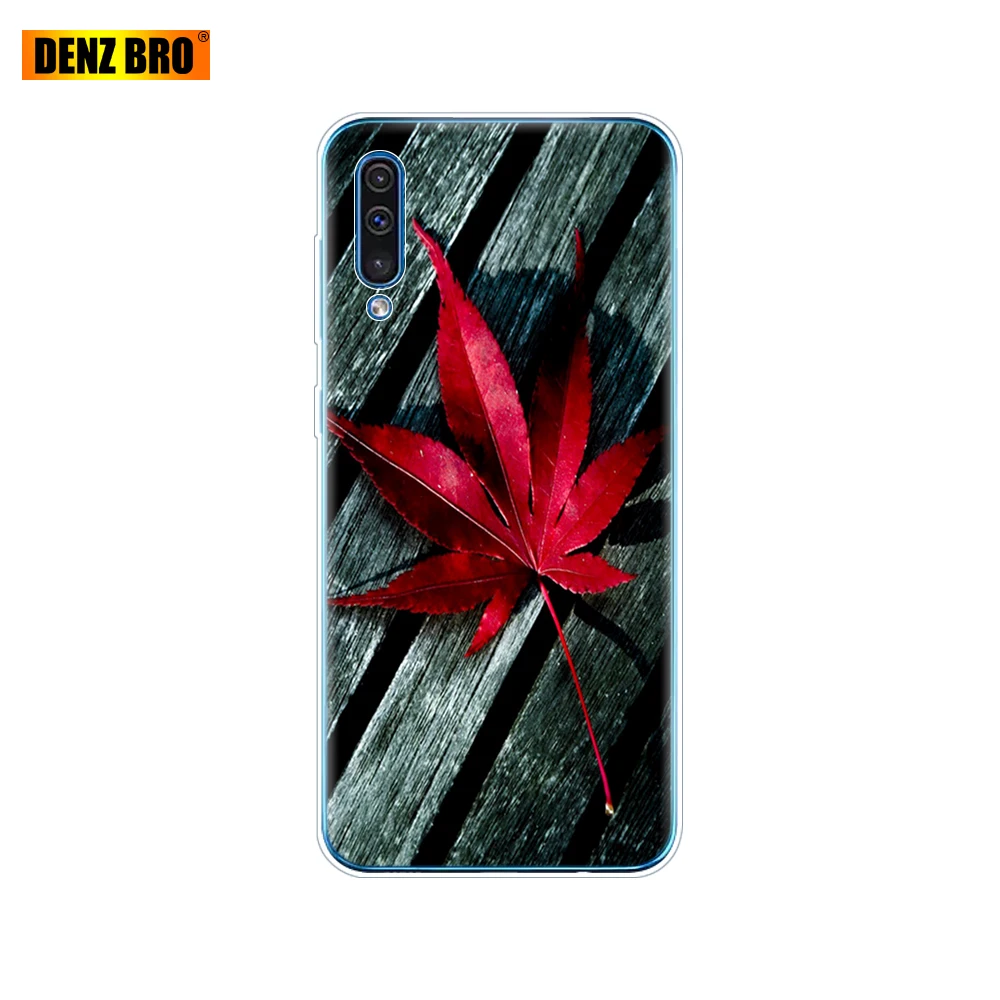 Для samsung Galaxy A50 силиконовый чехол ТПУ Прозрачная задняя крышка телефона для samsung A50 A505 A505F SM-A505F мягкий чехол 6,4 coque - Цвет: 61864