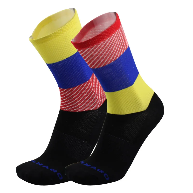 Новые велосипедные носки для мужчин профессиональные Брендовые спортивные