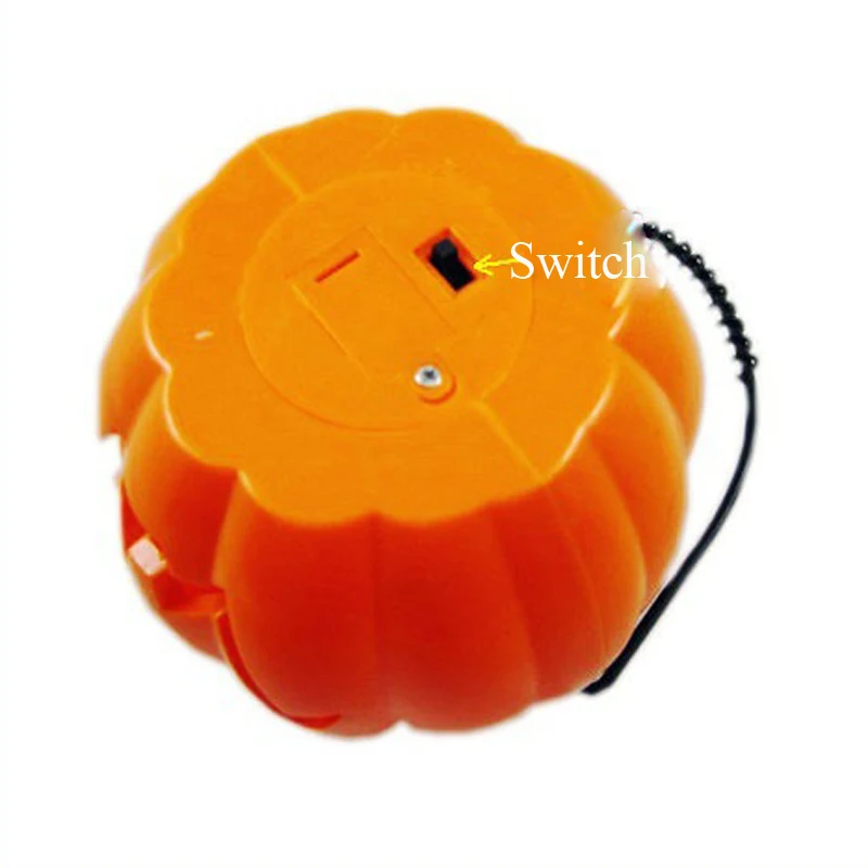 Фонарь с ужасающим смехом и светящимся смайликом для Хэллоуина 1