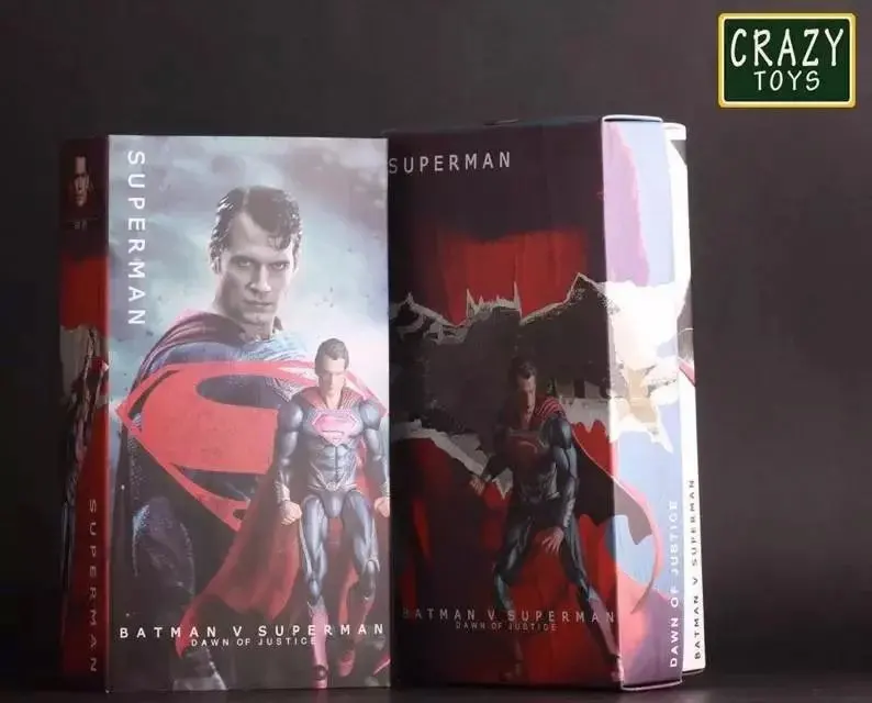 Сумасшедшие игрушки Лиги Справедливости 12 &quot25 см Супермен Супер Герой ПВХ