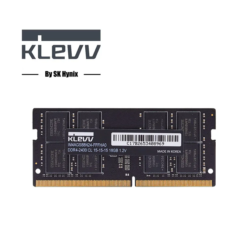 Память для ноутбука Klevv 4G 8G 16G DDR4 2400MHz DIMM ram 1 2 V Memory Stick совместимость с 2133