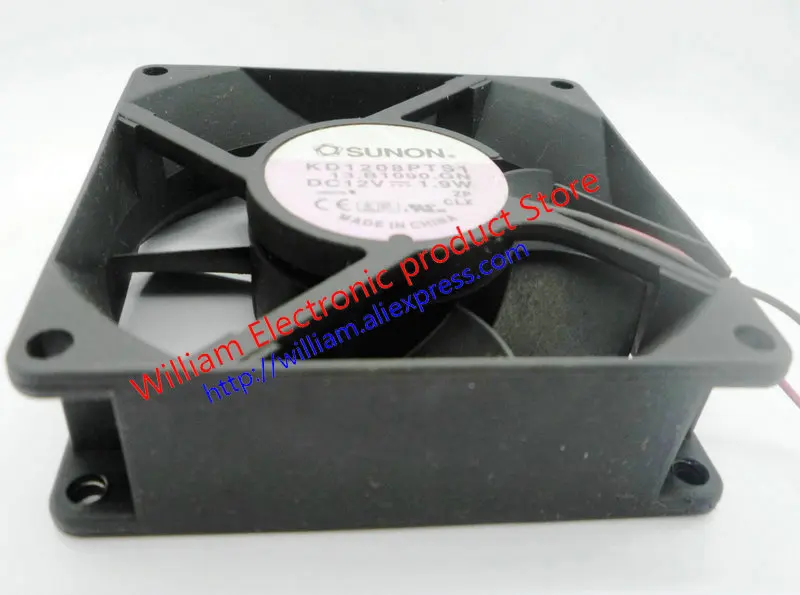 

New Original Sunon KD1208PTS1 12V 1.9W 80*80*25MM 8cm Computer cooling fan