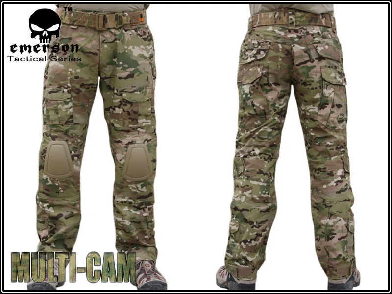 Тактические брюки Emerson с наколенниками Gen2 армейские BDU Airsoft Мультикам EM6992 | Спорт и