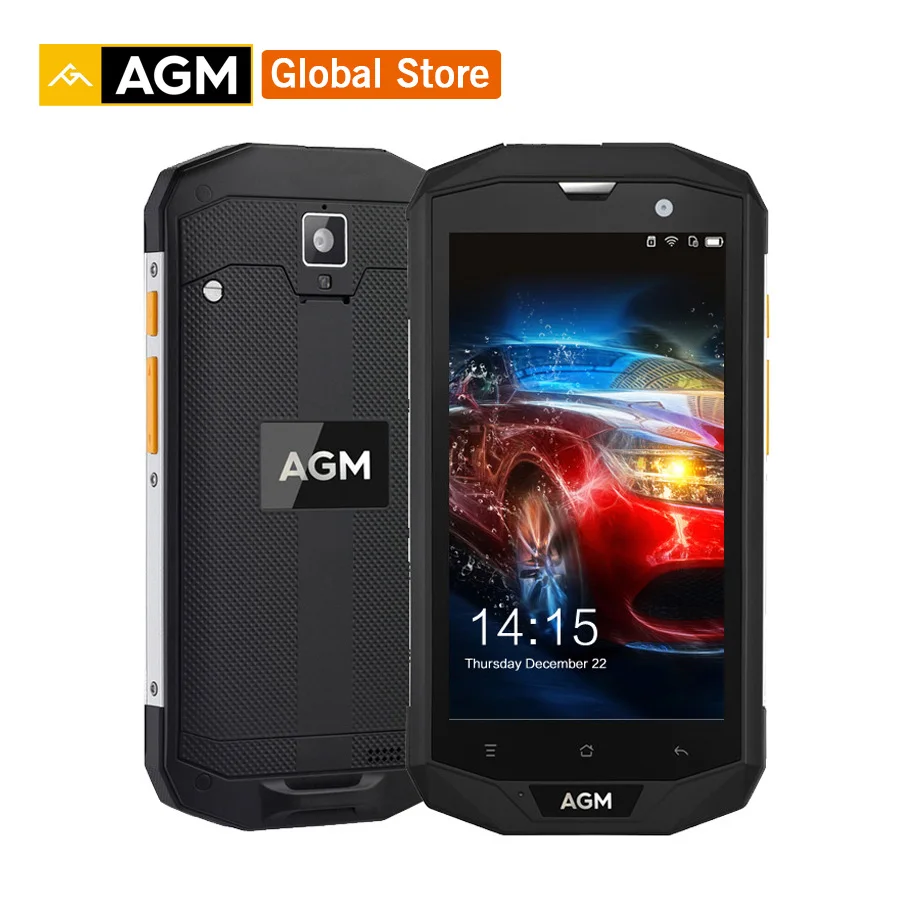 Оригинал AGM A8 водонепроницаемый мобильный телефон с IP68 Android 7 0 5 &quotHD 4 ГБ