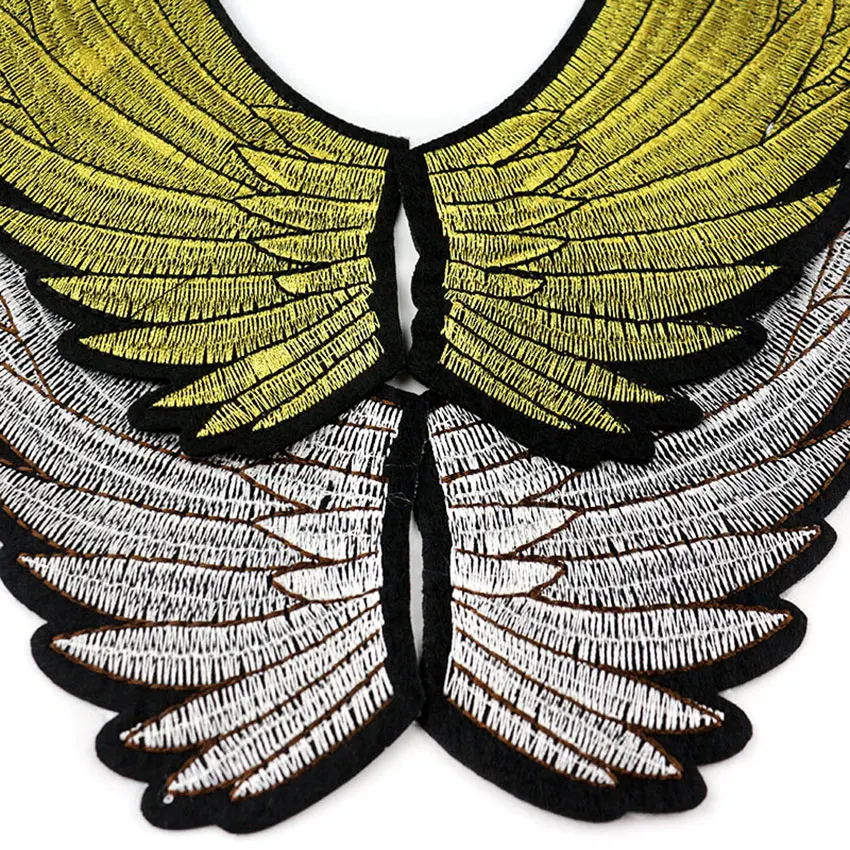 Патчи для вышивки Angel wings crane железные накладки одежды ремонта большие нашивки