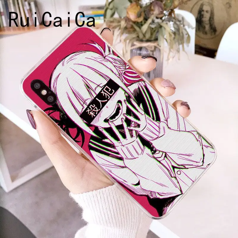 RuiCaiCa Sad японский аниме эстетический Мягкий силиконовый чехол для телефона iPhone 8 7 6