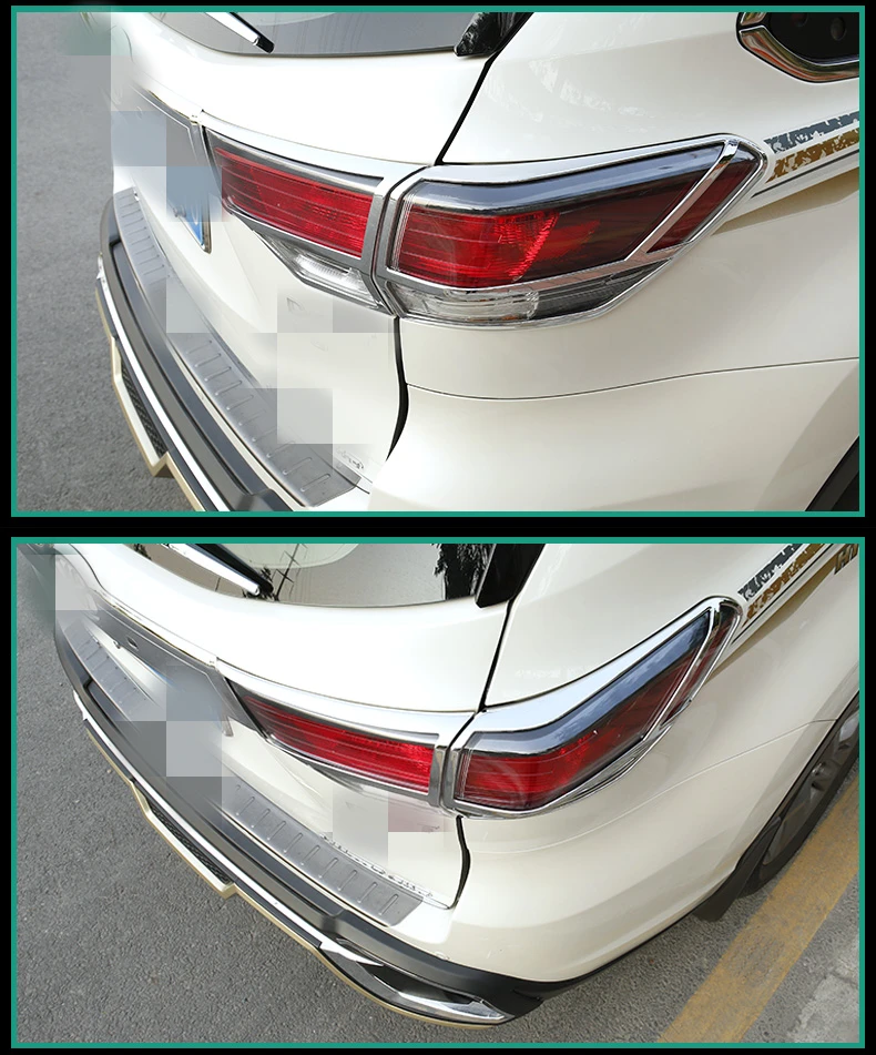 Аксессуары для TOYOTA HIGHLANDER 2015 2016 2017 автомобильные задние противотуманные фары
