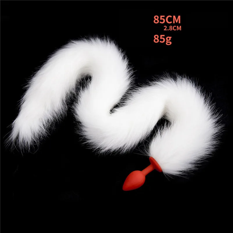 Wild Fox Tail Silicone Butt Plug unisex Backyard Stimulating Sexy Cat girls Anal Tails sexLife Sex Toys for Women men Adult Game |
