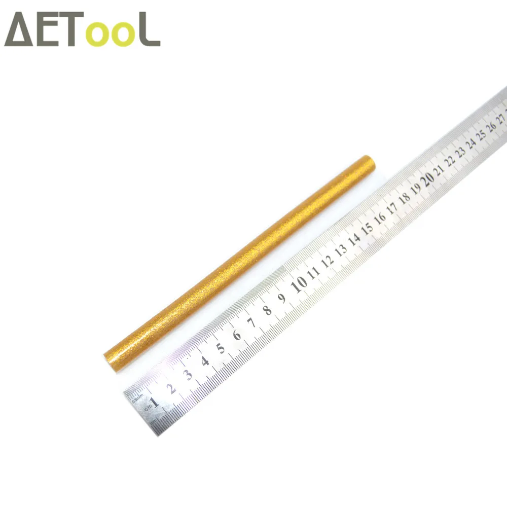 AETool 10 шт. 11x180 мм нетоксичные цветные блестящие клеевые палочки 11 для