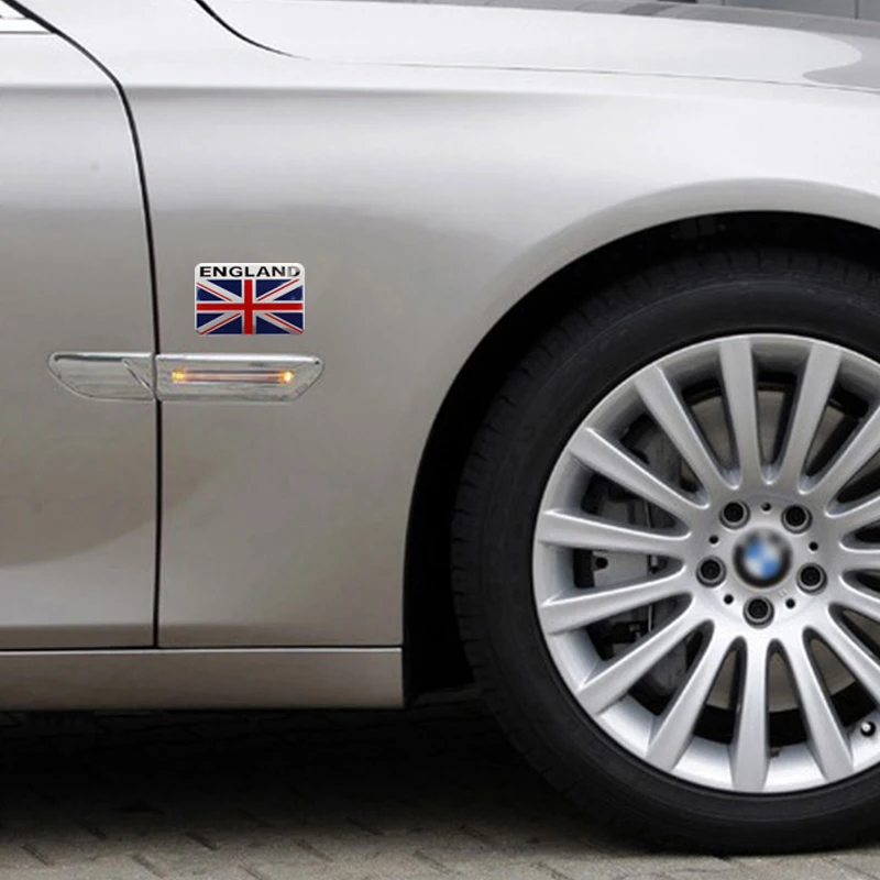 Автомобильный Стайлинг британский флаг алюминиевый щит автомобильный логотип 3D