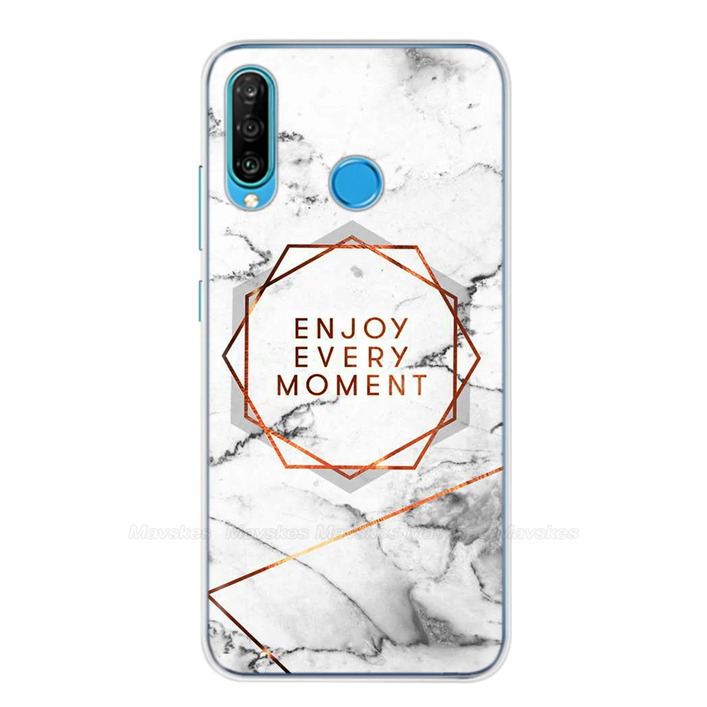Для huawei P30 Lite Чехлы Силиконовые Мягкие ТПУ задняя крышка для Funda huawei P30 Lite Pro P30Lite P30Pro P 30 чехол для телефона Couqe - Цвет: 7