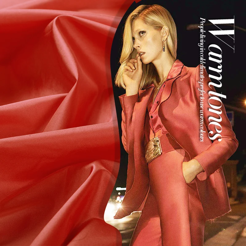 Окрашенная в пряже шелковая ткань из тафты|Ткань| |