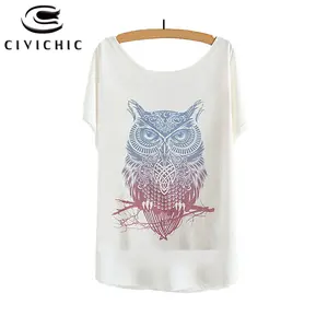 CIVI шикарная женская обувь; Сезон весна-лето; Свободные футболки для женщин и рукавами 