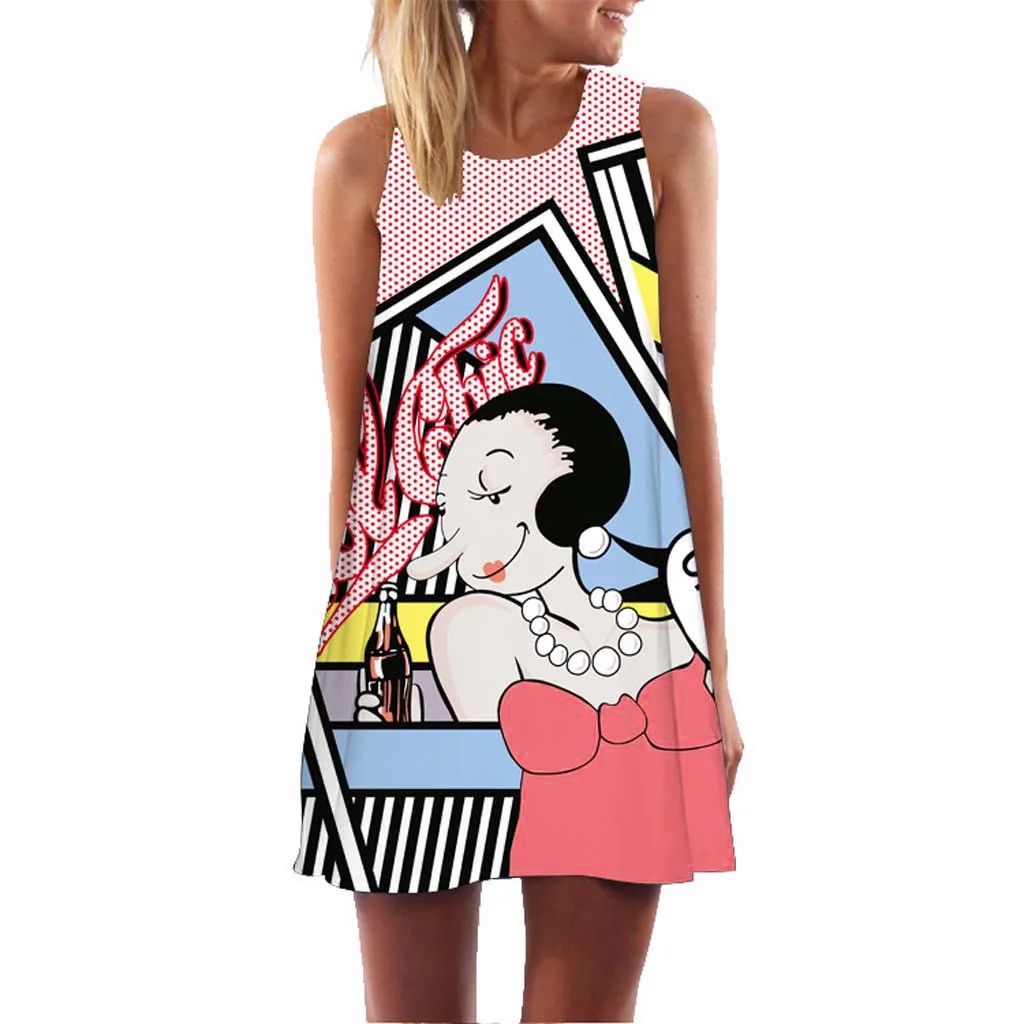 Новинка 2019 Весенняя женская одежда в винтажном стиле летнее пляжное мини платье