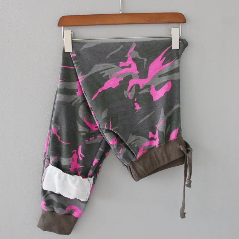 Pink Женские камуфляжные штаны, весенние/зимние хлопковые спортивные штаны, женские повседневные армейские камуфляжные штаны, высококачественные женские брюки - Цвет: Pink