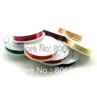 0 4 мм 10 шт Разноцветные эмалированные металлические медные провода веревки DIY