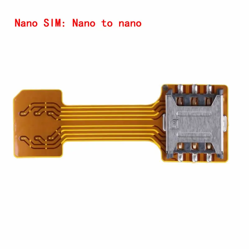 Nanot to nano Гибридный двойной адаптер с двумя sim-картами для Meizu M3X U20 U10 M3 M5 Note M3s Pro 6 MX6 6s Plus M3E Max M5s M5c M6 Pro - Цвет: Nanot to nano