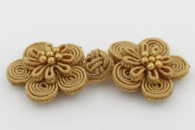 DoreenBeads 5 пар китайская лягушка закрытие узел застежка Пуговицы Cheongsam украшение для свадебного приглашения ручной работы цветок кнопка - Цвет: 14