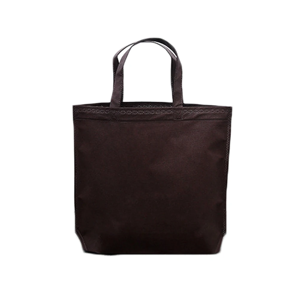 coffee 1 шт. экологическая Складная хозяйственная сумка многоразовая Нетканая сумка многоразовая сумка для продуктов сумка для хранения - Цвет: coffee