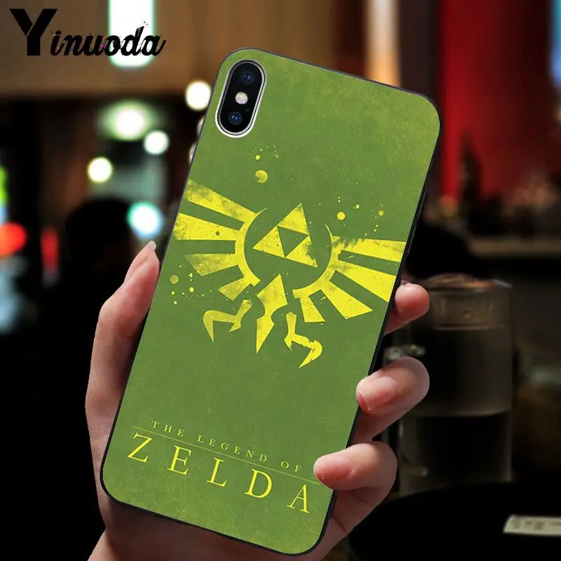 Yinuoda Legend of логотип Zelda Сделай Сам рисунок чехол для iPhone 8 7 6 6S Plus X XS MAX 5 5S SE XR