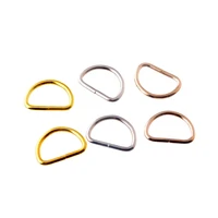 free shipping 10pcs goldsilver unwelded leather bags metal crafts d rings 26x18mminside 14x21mm connect buckle