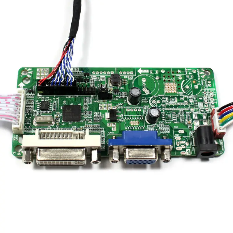 Плата контроллера ЖК дисплея DVI VGA RT2281 работает для 15 дюймовой лампы Φ ~ L06 LQ150X1LW71N
