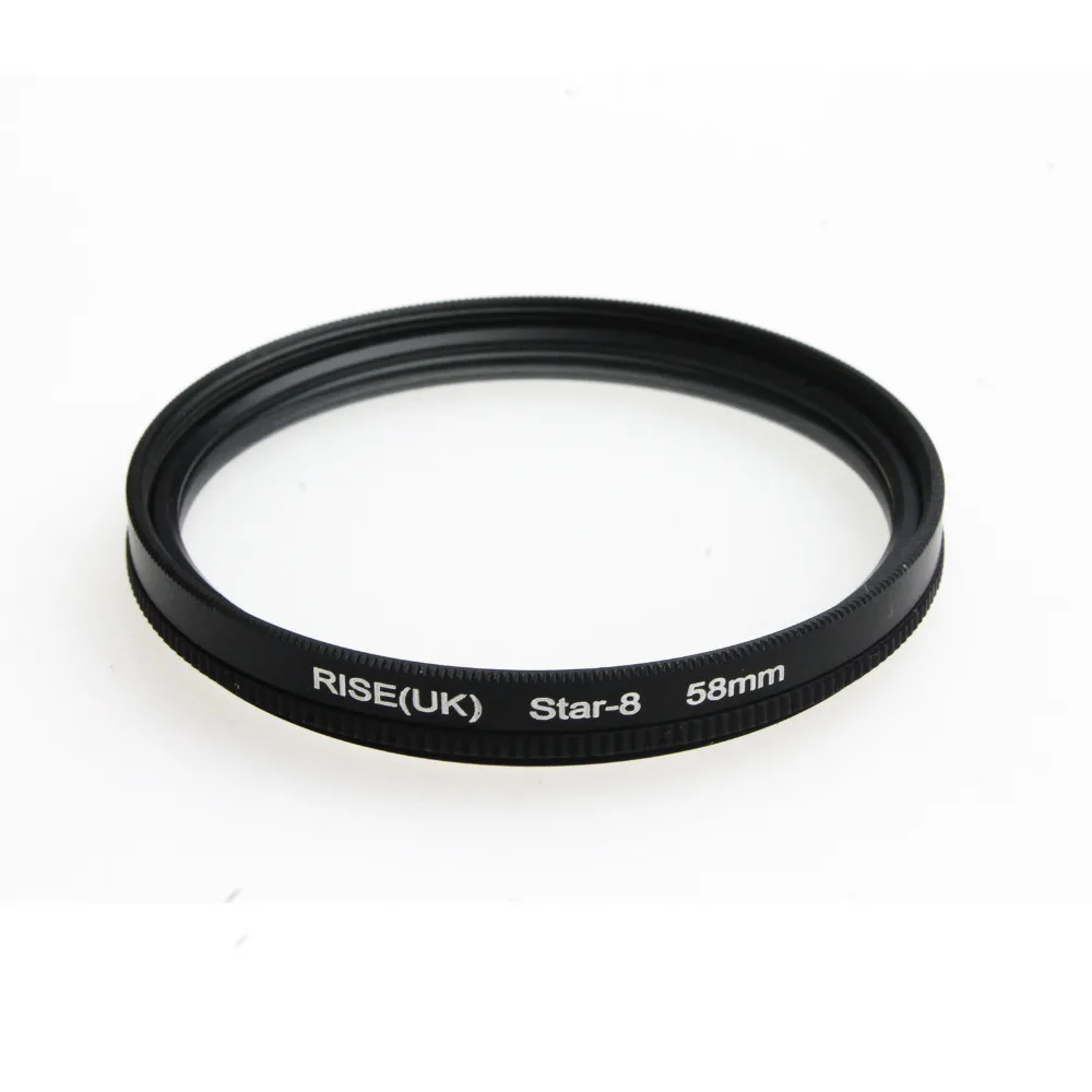 58MM 8 Point Star Filter for Canon EF 18-55mm 50mm 85mm Camera Lens | Электроника