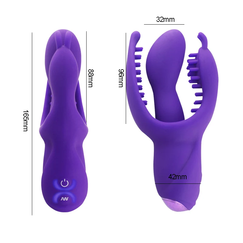 10 Speed 3 Point Stimulator Clitoris Anal Vibrator Adult Sex Toys for Woman Dildos Body Massage Erotic | Красота и здоровье