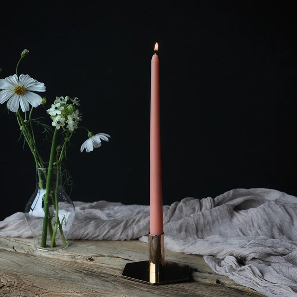 4 Pcs Candles Wedding Decoration Pillar Christmas Candle Birthday Candele Party Halloween Home Decoration Romantic Manual
