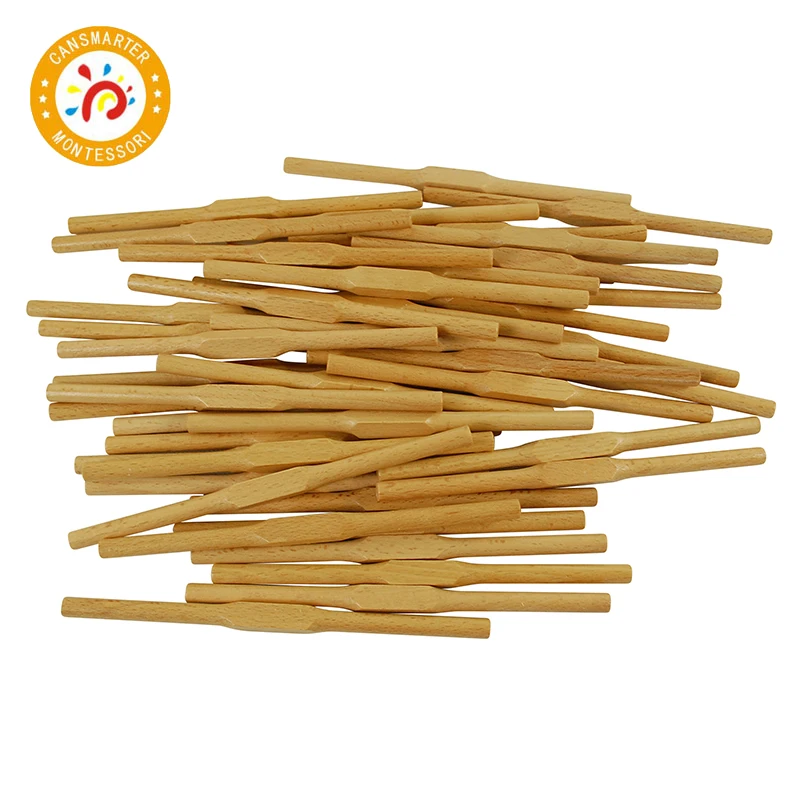 Монтессори математические материалы шпиндель с 45 шпинделями для дошкольников