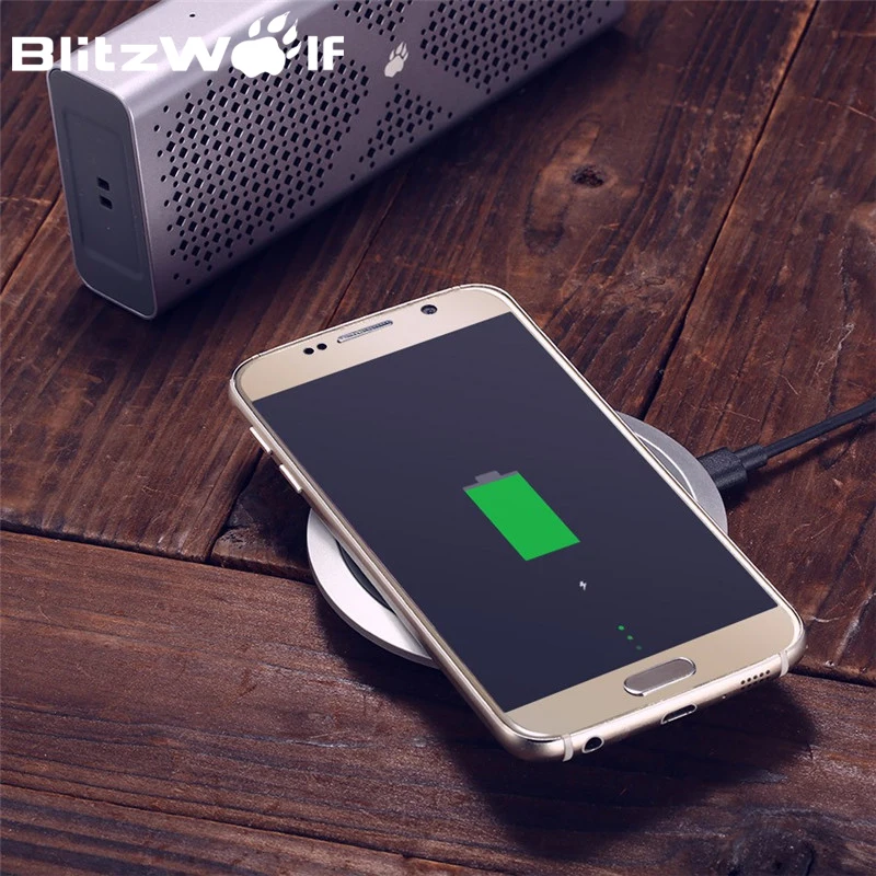 BlitzWolf Qi 9В беспроводное зарядное устройство для телефона подставка быстрой
