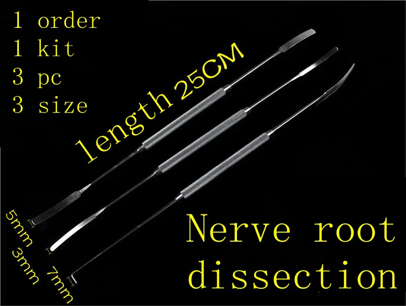 medical animal orthopedic instrument spine cervical Lumbar vertebra cord nerve root Periosteum dissection Retractor hook pet AO