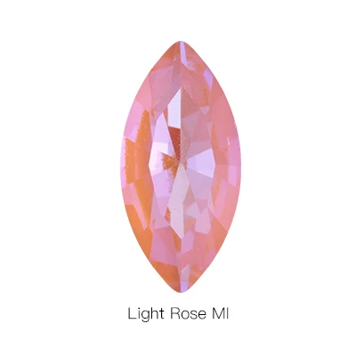 Light Rose MI K9 камни кристалл клей стразы «лошадиный глаз» камни и кристаллы для рукоделия пришить Камень капелька Швейные Стразы для одежды - Цвет: Light Rose MI