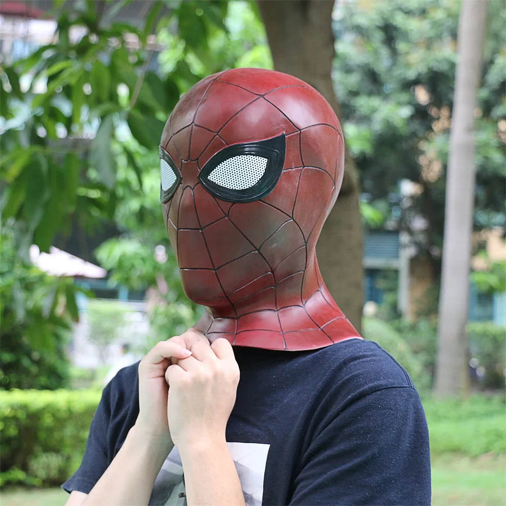 2018 Avengers 3 Infinity War Spiderman Mask Cosplay Iron 3D Latex | Тематическая одежда и униформа