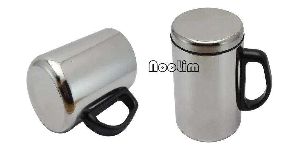 High Quality 300ml/500ml Stainless Steel Travel Mugs Coffee TeaDouble Layers Thermocup | Дом и сад