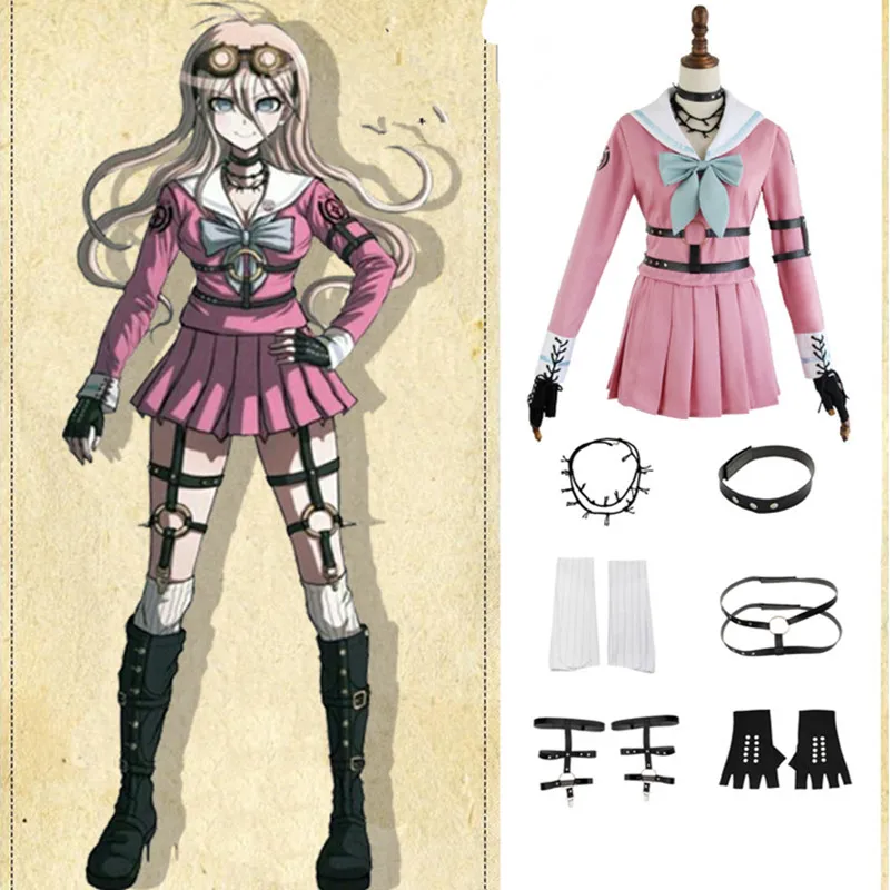 Хэллоуин Danganronpa V3: убийство Harmony ирума Miu Кролик костюм японского аниме красивая